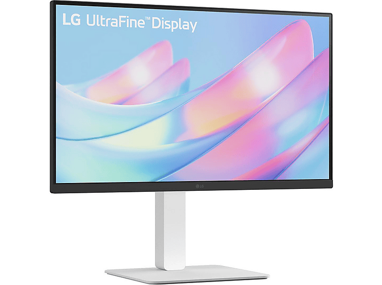 LG ELECTRONICS 27US550-W 27 Zoll Monitor, UHD 4K, 5 ms Reaktionszeit, 300 cd/m², 60 Hz, Weiß — Foto 2 von 5
