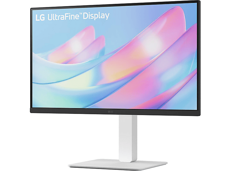 LG ELECTRONICS 27US550-W 27 Zoll Monitor, UHD 4K, 5 ms Reaktionszeit, 300 cd/m², 60 Hz, Weiß — Foto 3 von 5