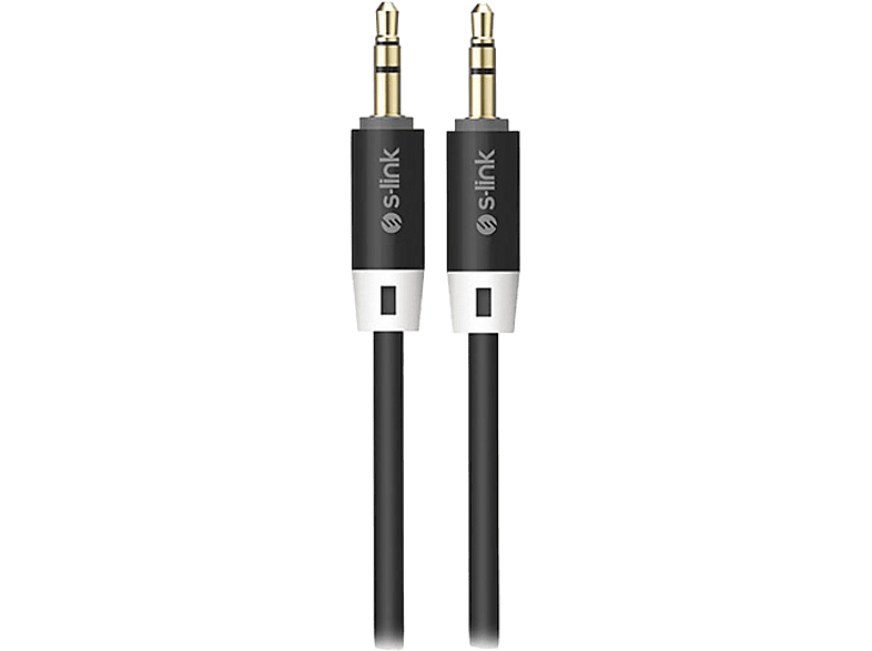 S-LINK 1m 3.5mm Stereo Ses Kablosu Siyah