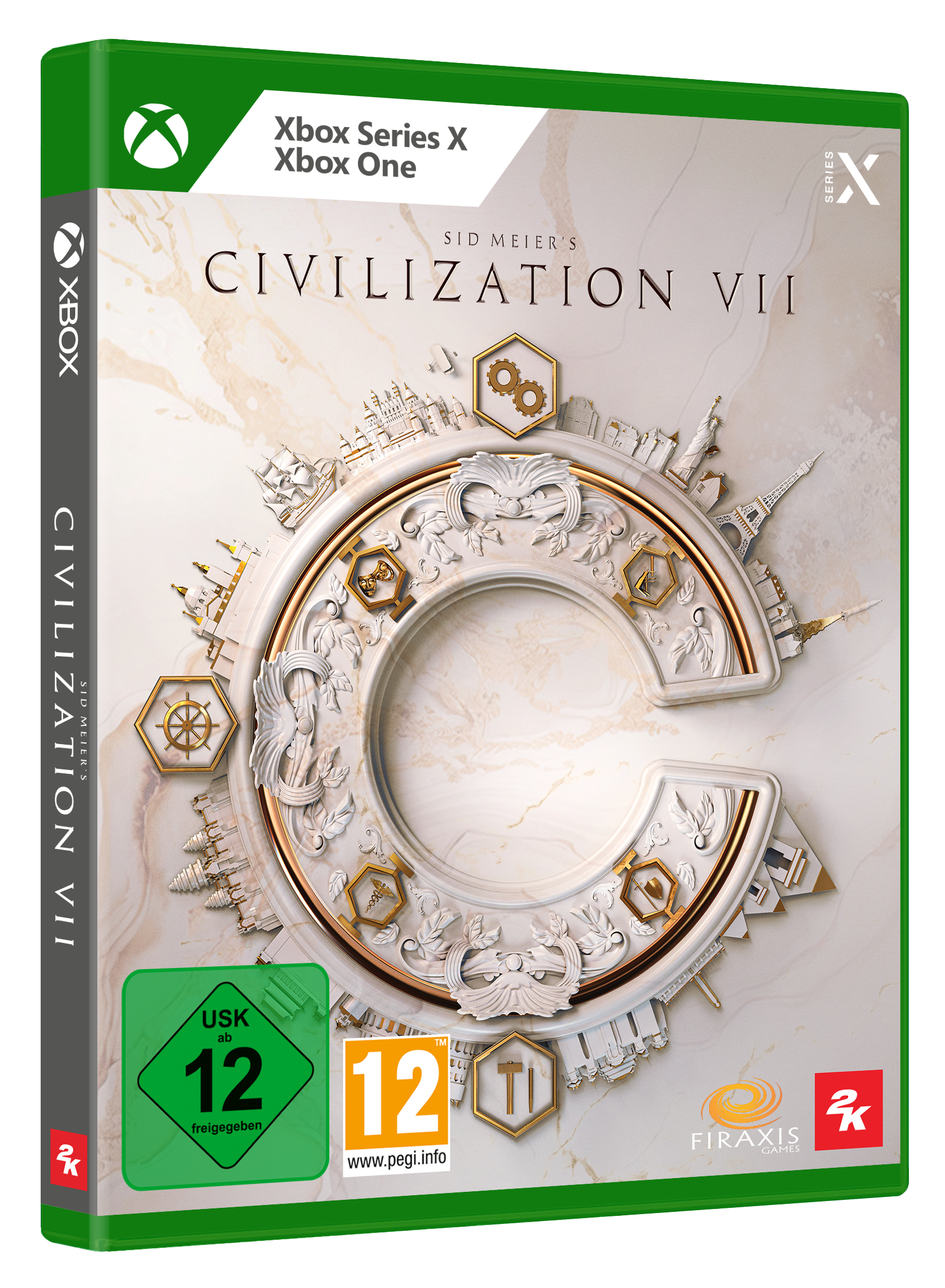 Spielbox für Sid Meier's Civilization VII, Xbox Series X.
