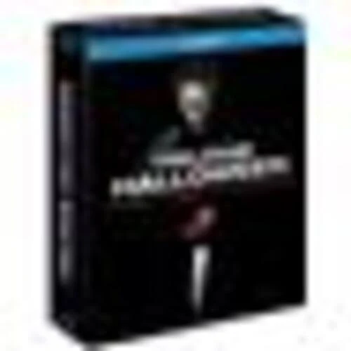 A DVD box set of the movie Halloween, featuring Michael Myers.