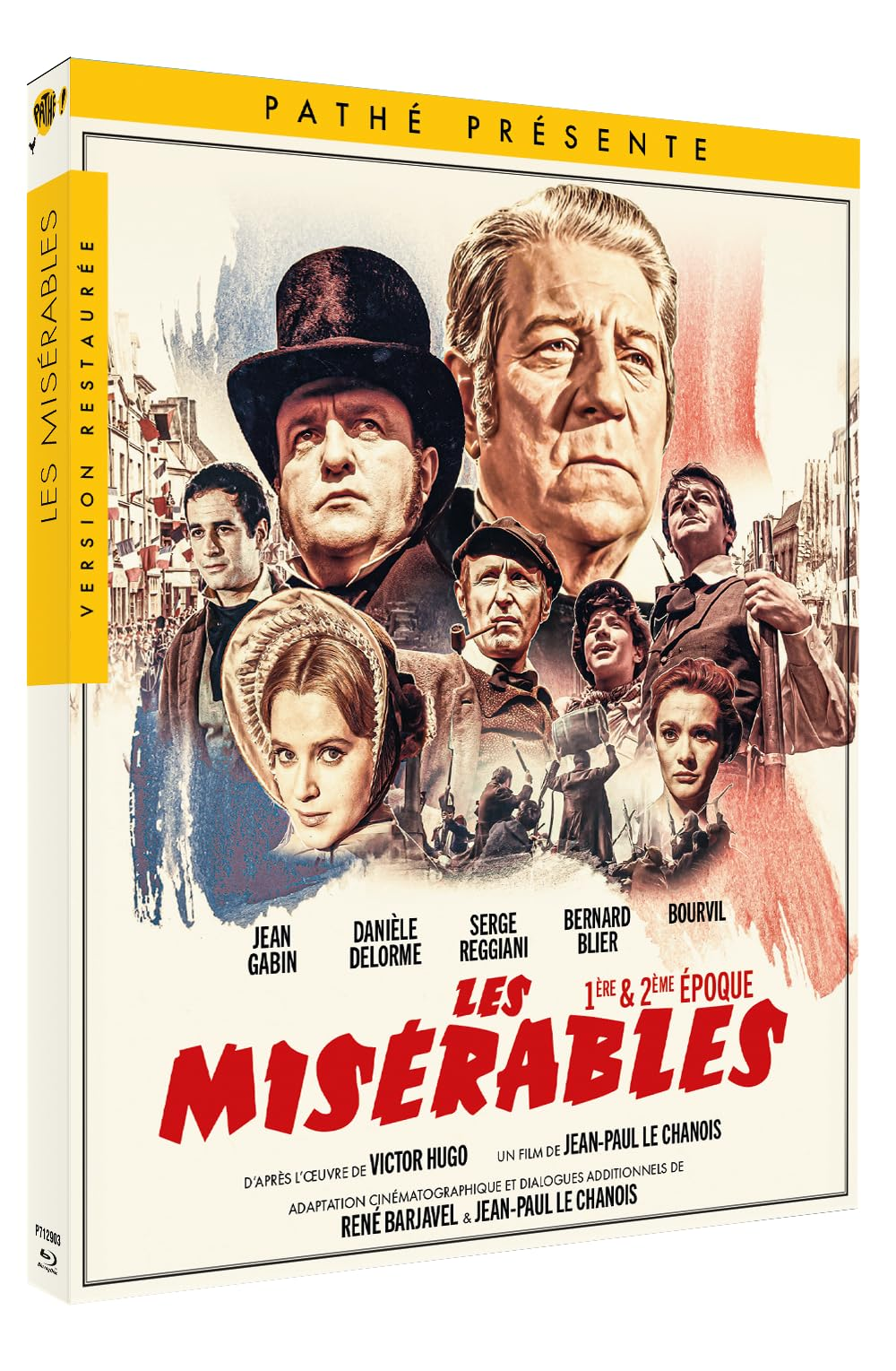Movie poster with multiple people in a city setting.