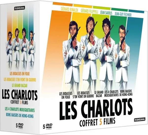 DVD boxset, Les Charlots, 5 films.