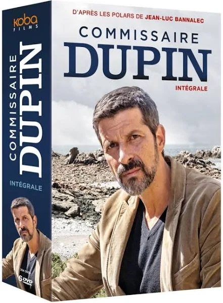 DVD box set of 'Commissaire Dupin Intégrale'. Features a man with a beard on the cover.