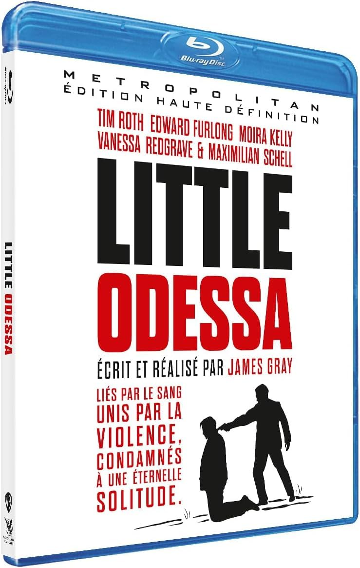 Boîtier de film Blu-ray avec le titre Little Odessa et les noms des acteurs en français.