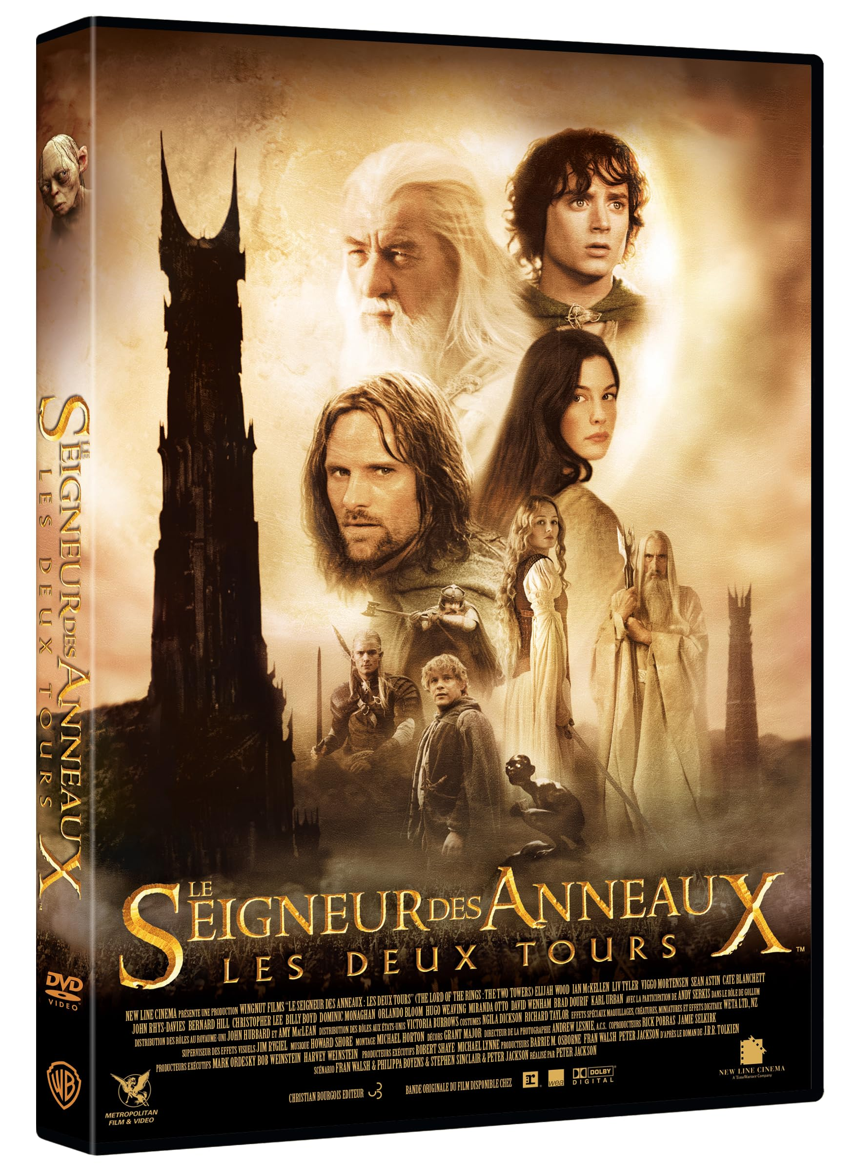 Filmposter van 'The Lord of the Rings: The Two Towers'.