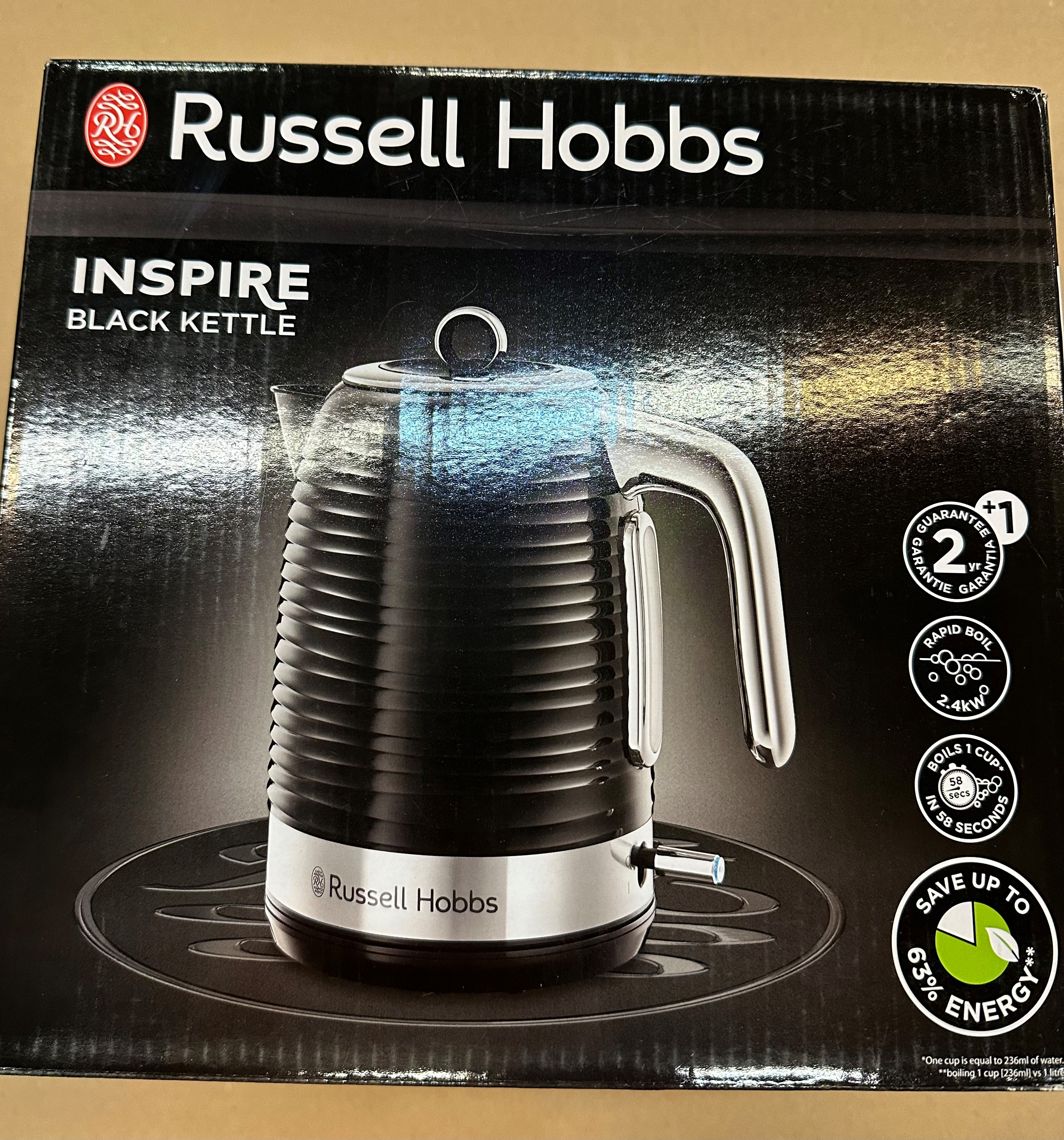 OUTLET - Czajnik RUSSELL HOBBS 24361-70 Inspire Black