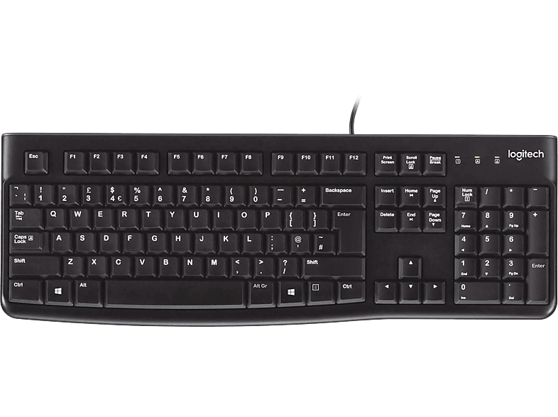 LOGITECH K120 USB billentyűzet fekete (920-002640)