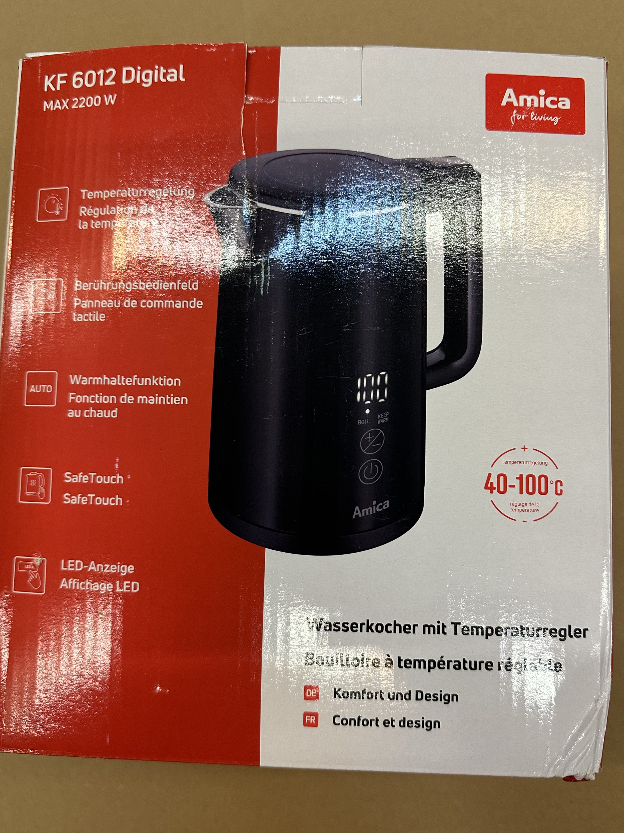 OUTLET - Czajnik AMICA KF6012 DIGITAL