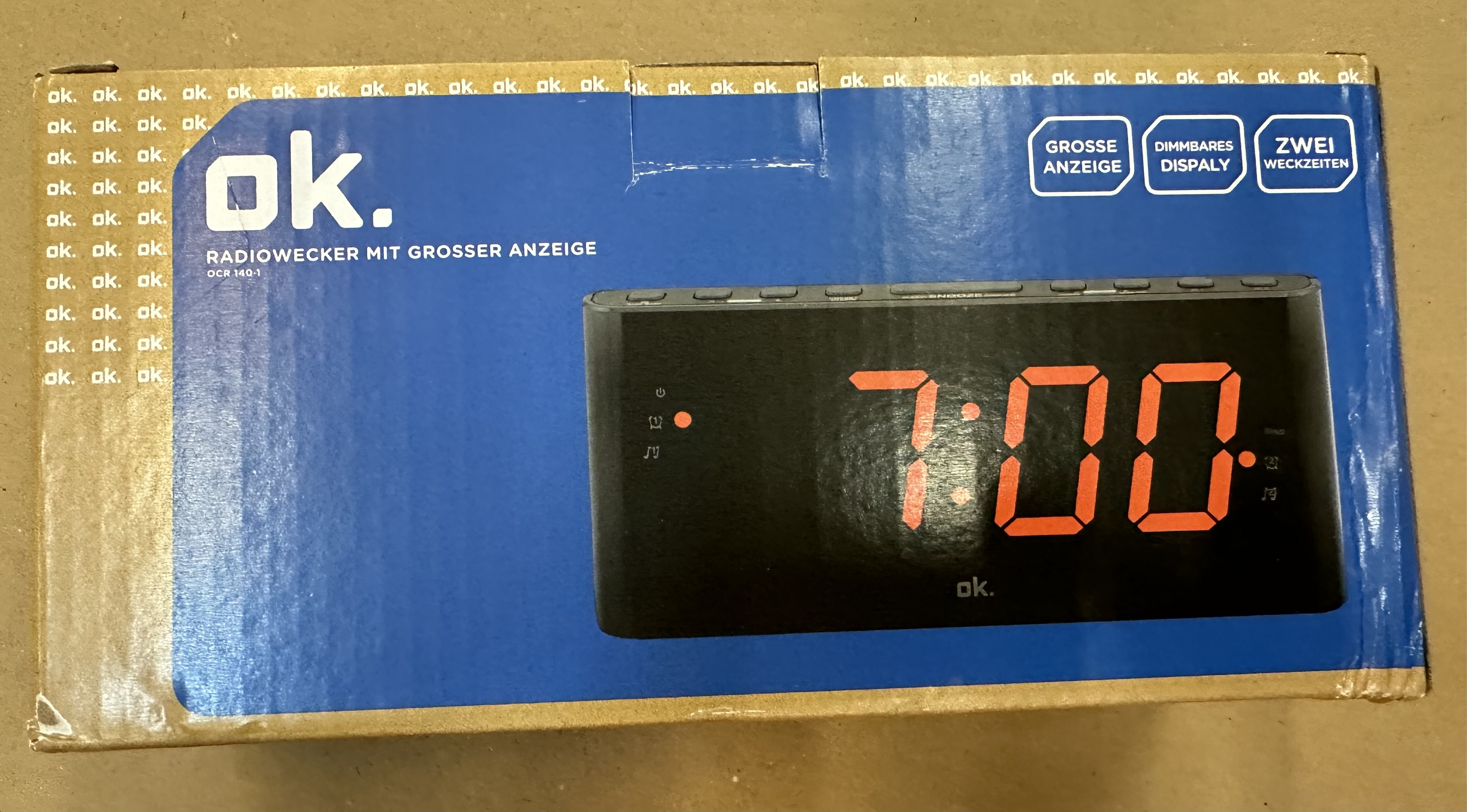 OUTLET - Radiobudzik OK. OCR 140