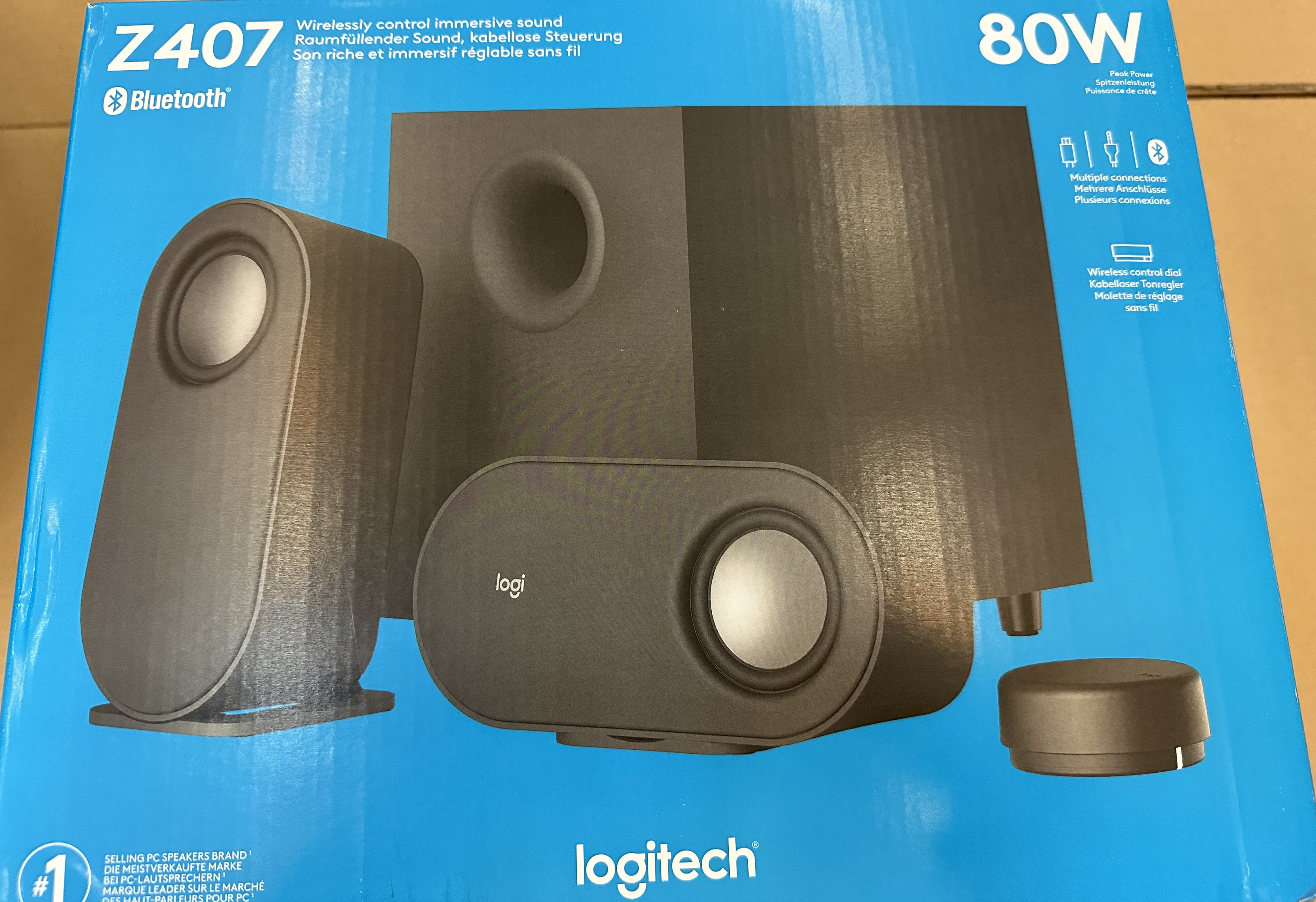 OUTLET - Głośniki komputerowe LOGITECH Z407 980-001348