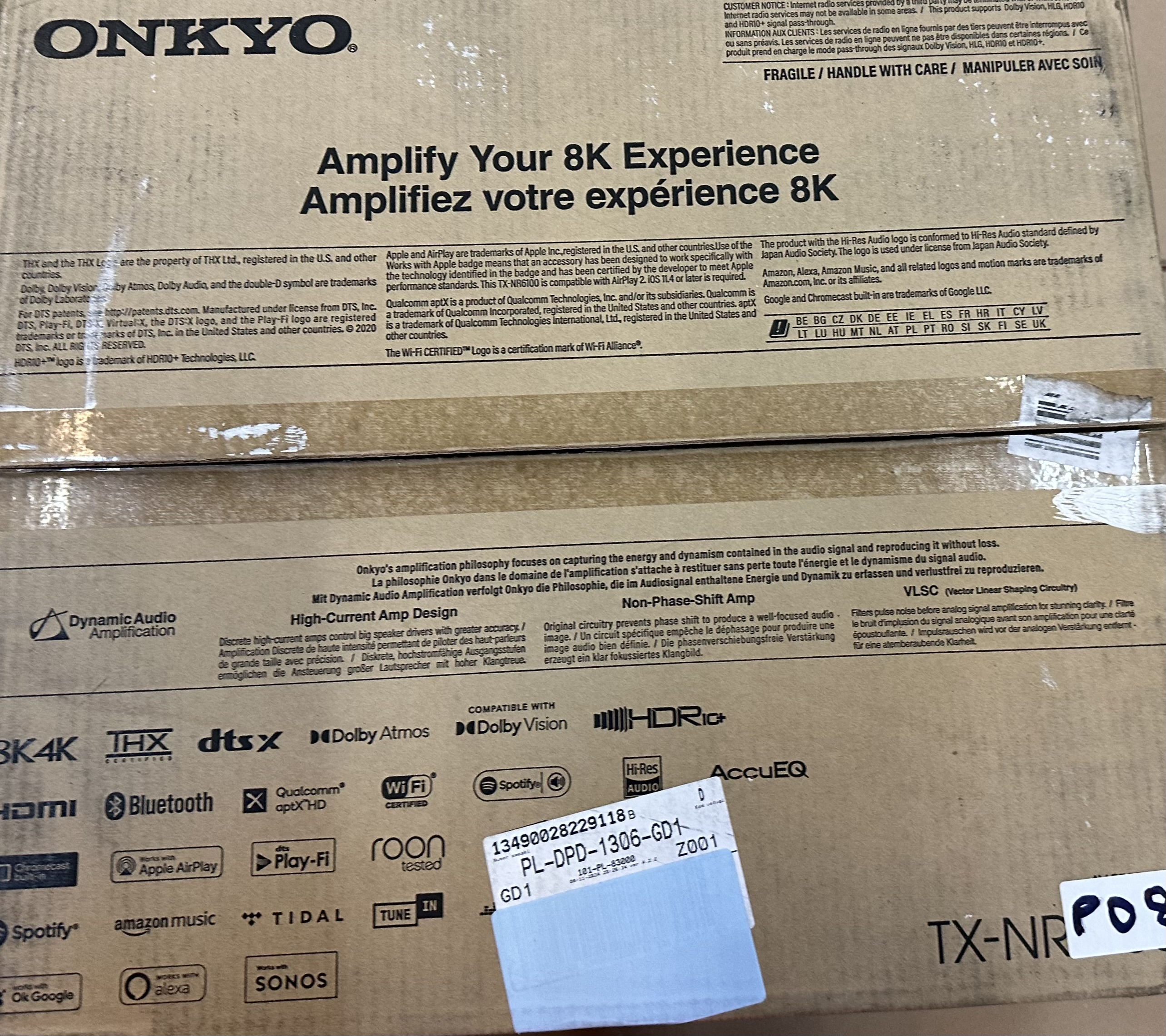 OUTLET - Amplituner ONKYO TX-NR6100B Czarny