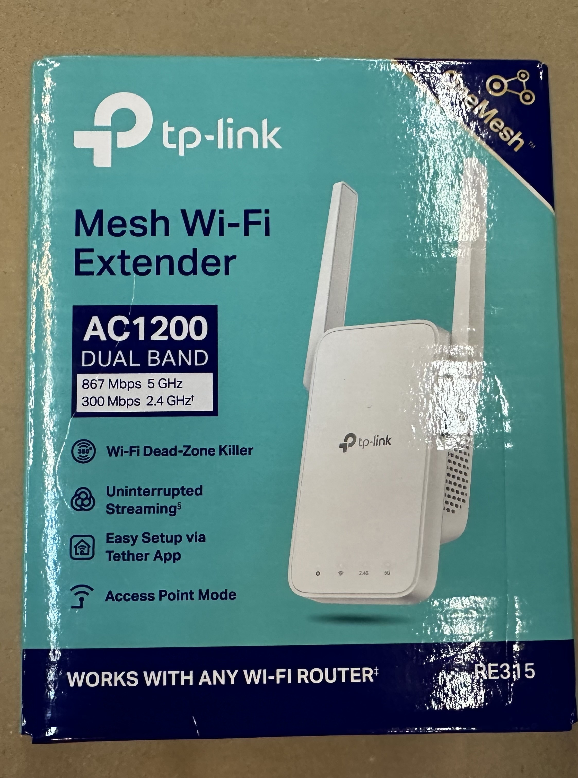 OUTLET - Wzmacniacz sieci bezprzewodowej TP-LINK RE315