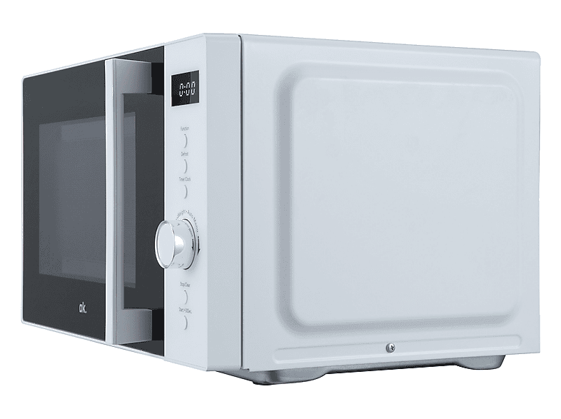 ok. OMWC 2324 DW Mikrowelle (900 Watt, Freistehend, 23 l, Silber) — Foto 5 von 5
