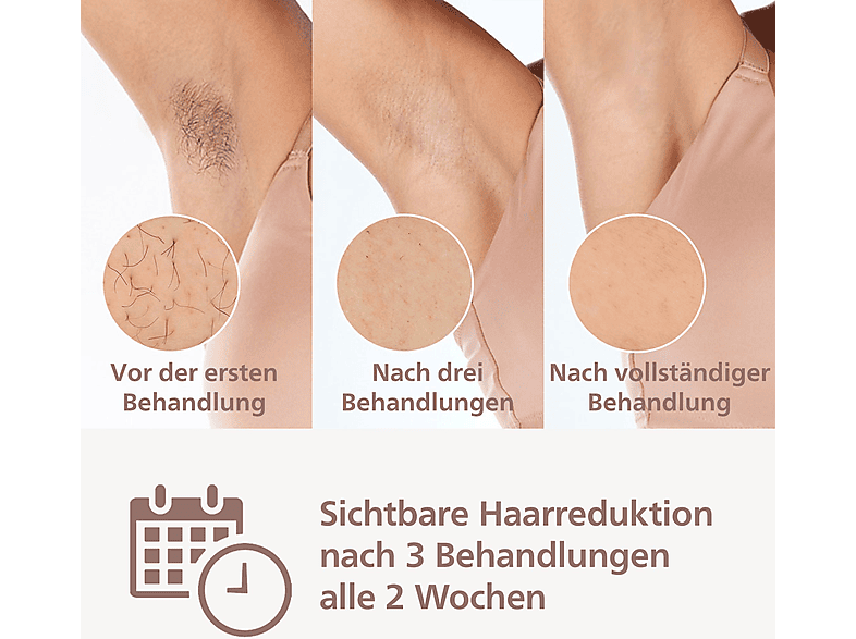 Thumbnail - PHILIPS Lumea IPL Series 9000 Haarentferner BRI955/01, 3 Aufsätze, 450 000 Lichtimpulse Haarentfernung Weiß