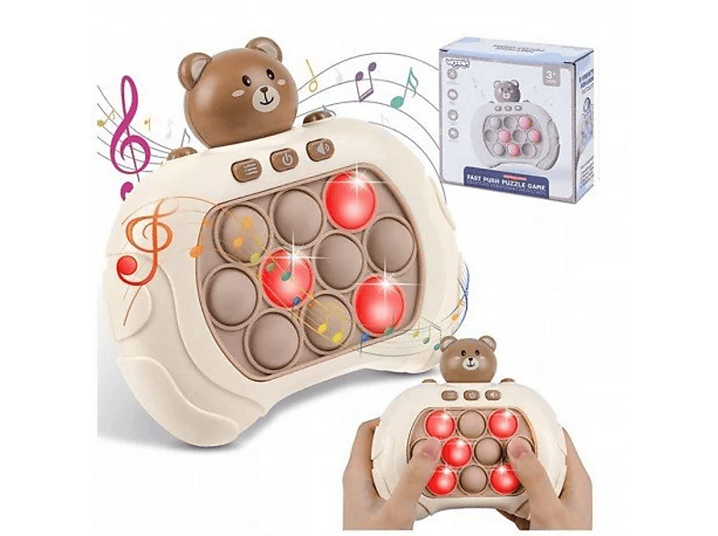 Urządzenie sensoryczne RICHTOYS Pop It Miś Brązowy – zdjęcie 2