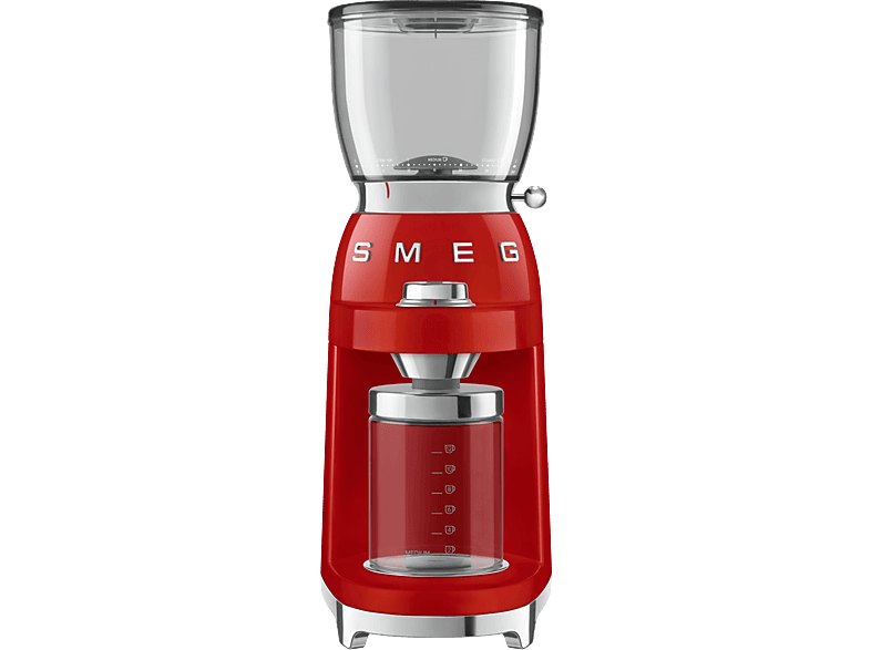 SMEG CGF11 Kaffeemühle Rot 150 W, Edelstahl