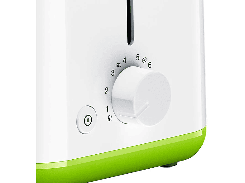 Toster BRAUN HT1010 GR 900W Biało-zielony – zdjęcie 3