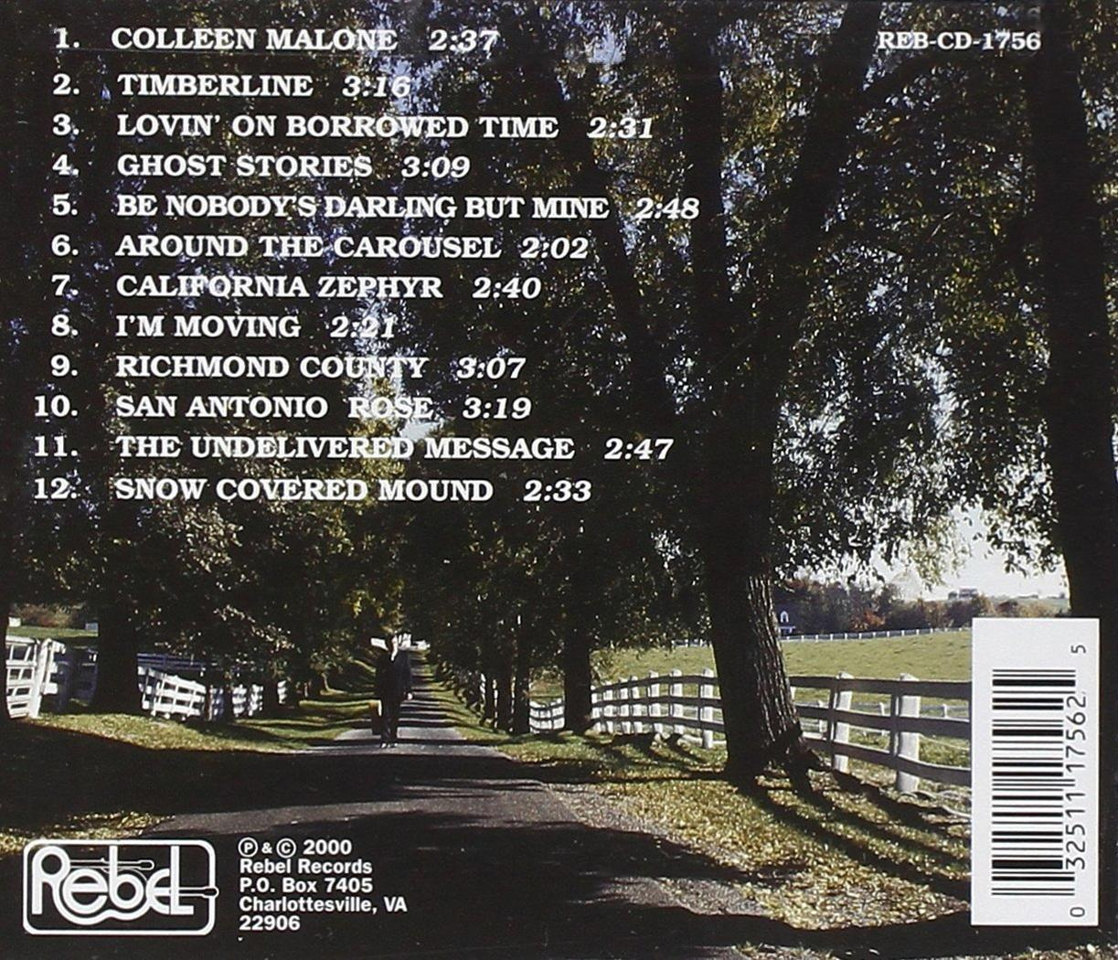 CD-Cover mit Titelliste und Weg im Feld.