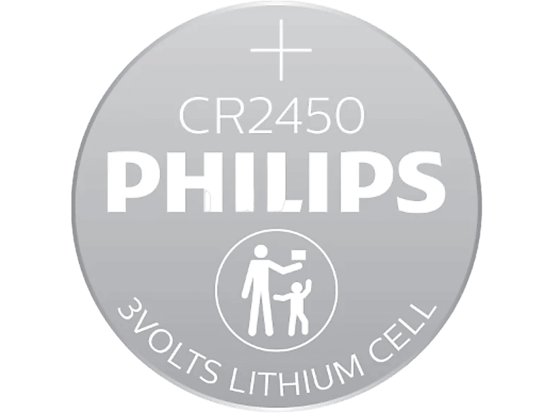 PHILIPS CR2450/10B Mini Düğme Pil 3Vx1