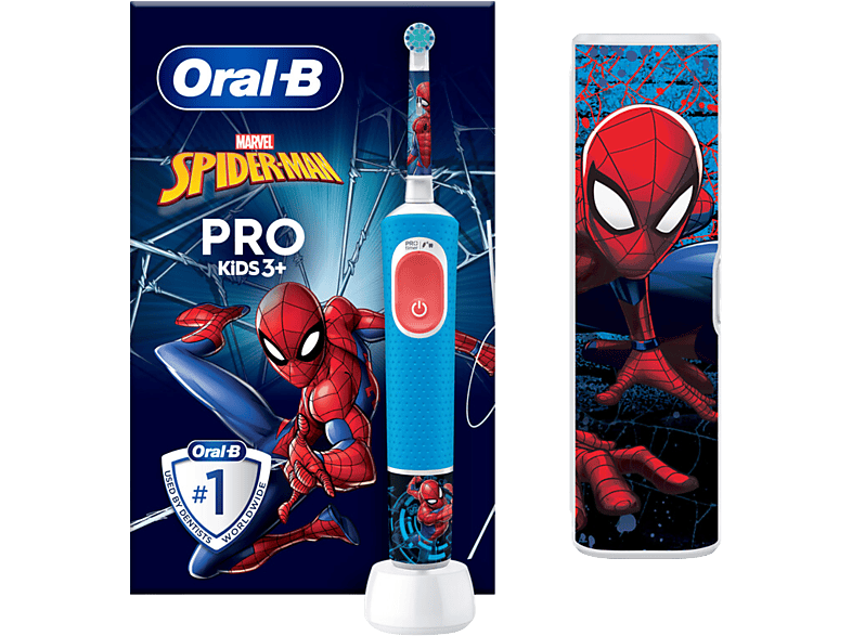 Oral b-Braun – Cepillo eléctrico recargable para niños Oral b – Braun Vitality Spiderman.