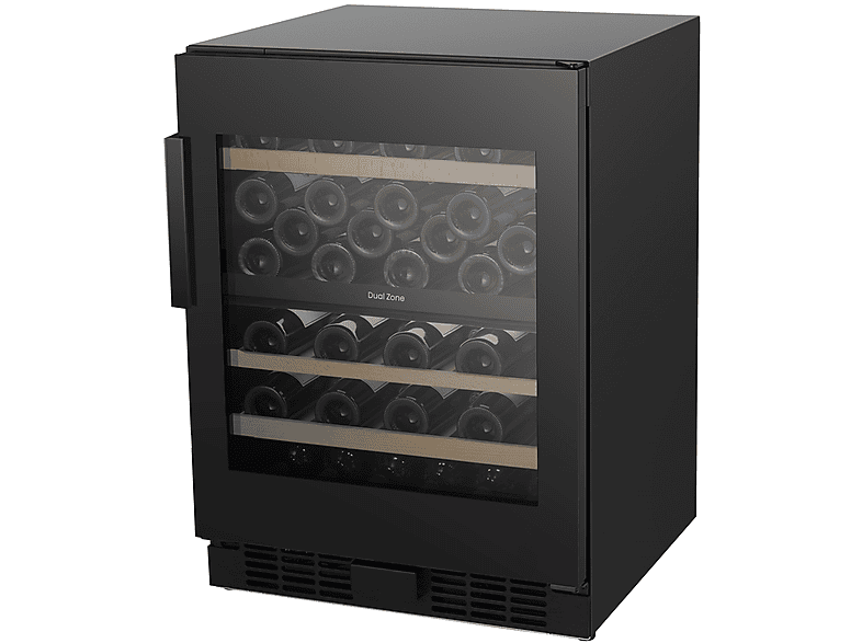 HISENSE RW3N122GSLF Weintemperierschrank (128 l EEK F, Schwarz)