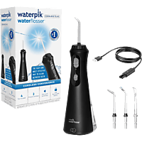 MediaMarkt WATERPIK Cordless Plus Black (WP-492) Monddouche zwart aanbieding