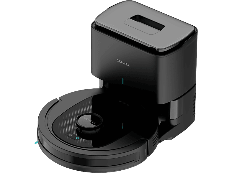 Cecotec Conga 8490 Ultimate Ultra Power Home, 650W, 7000 Pa, Base autovaciado 2.5 l, 170 min autonomía, Navegación Láser, Black