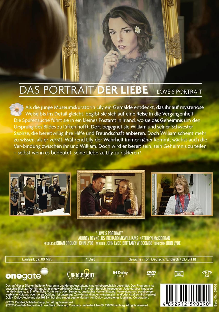 DVD-Cover mit Porträt einer Frau, Filmtitel und Szenenbildern.