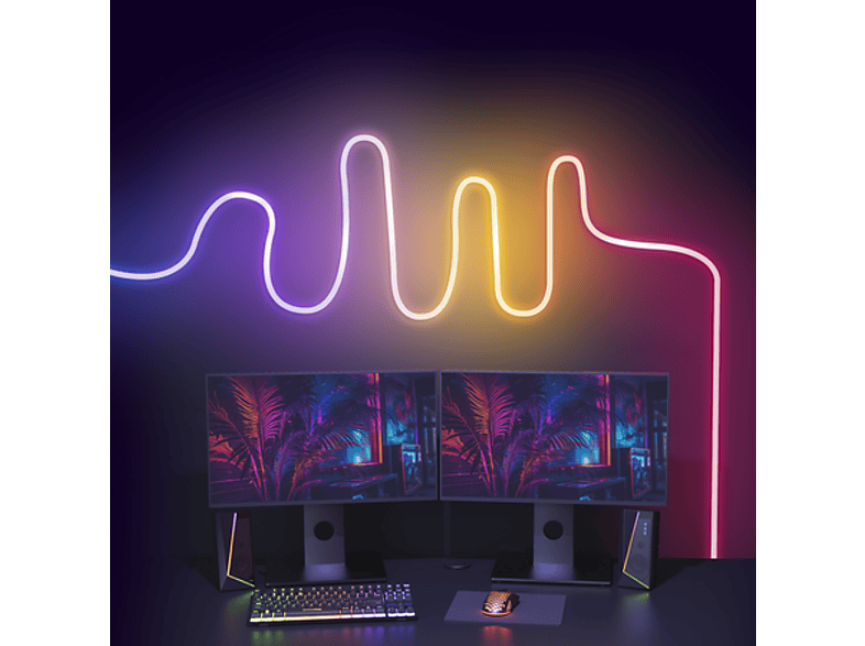 Trust GXT 904 Vybz RGBIC 5M LED Neon-Seillicht - Weiß EU; Wandlichtleiste — Foto 2 von 4