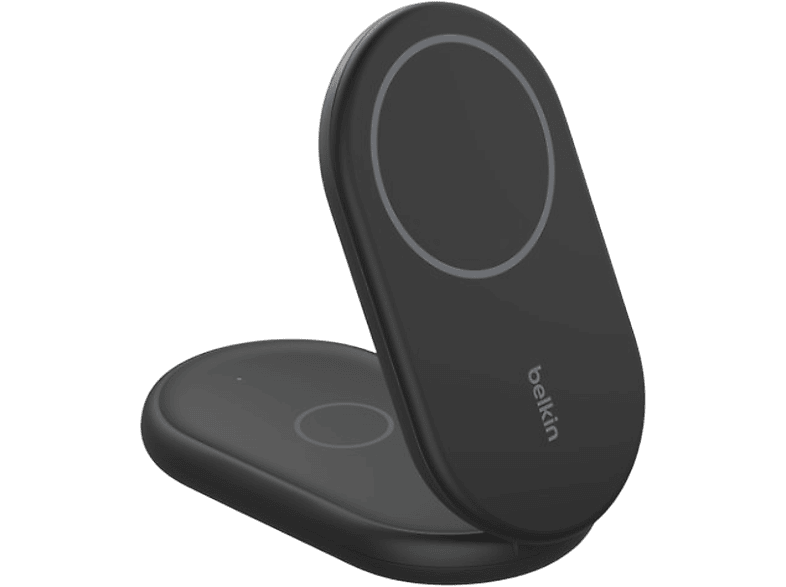 BELKIN QI2 2 in 1 Magnetic Wireless Şarj Standı Siyah