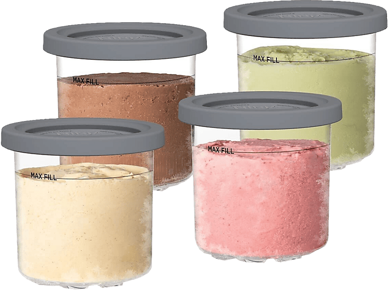 MediaMarkt, Ninja Creami Nc300 Dessert-Behälter Mit Deckel Transparent, Küchengeräte, Küchenkleingeräte, Eis- & Glacémaschinen, XSK4PINTEUUK