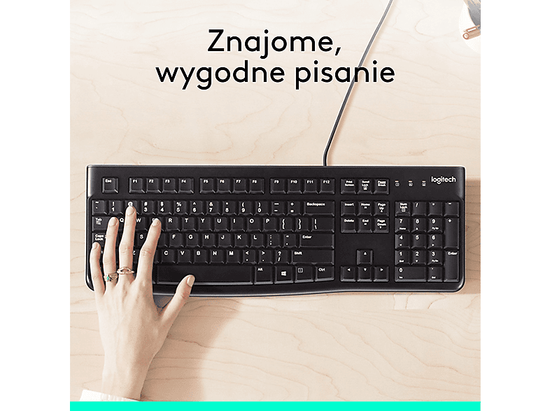 Klawiatura LOGITECH K120 – zdjęcie 3