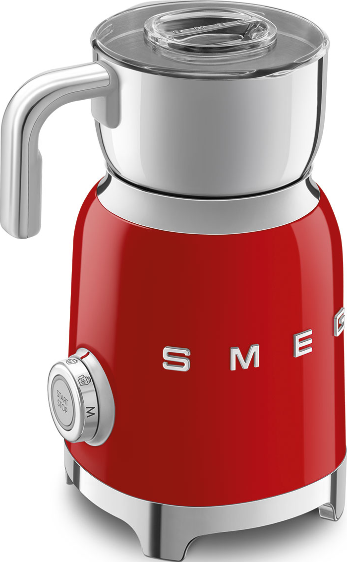 SMEG MFF11RDEU Mousseur à lait, Rouge, 500 W, 600 ml