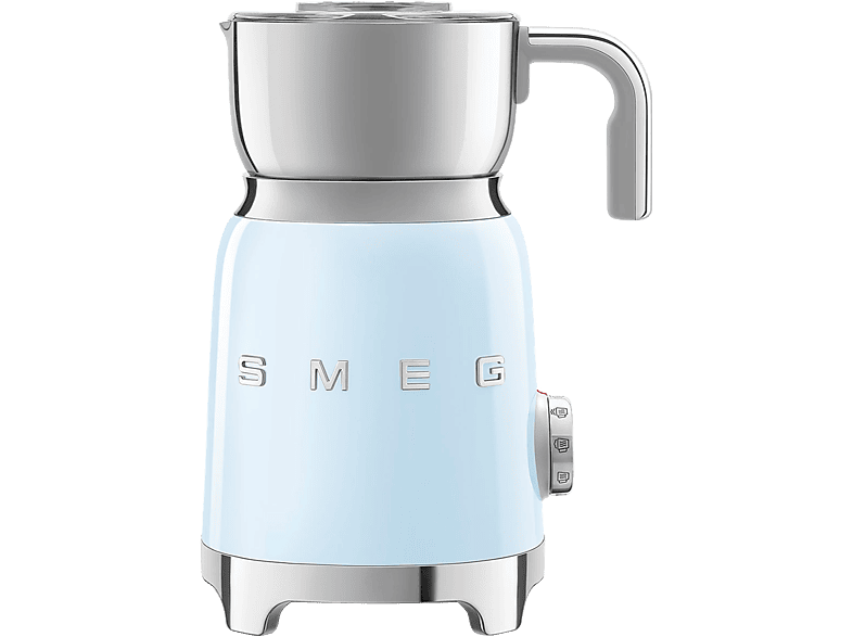 SMEG MFF11PBEU Milchaufschäumer, Pastellblau, 500 W, 600 ml
