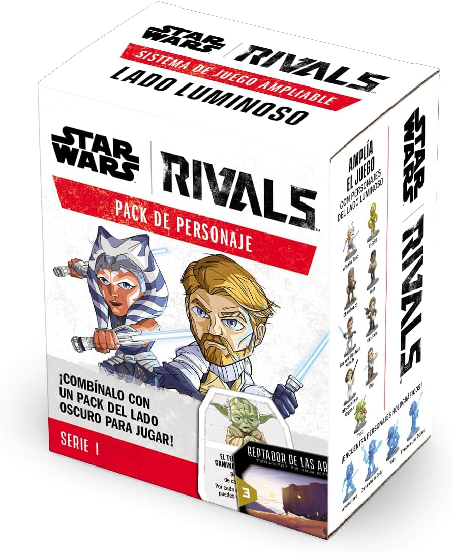 Caja Star Wars Rivals con Ahsoka y Obi-Wan.