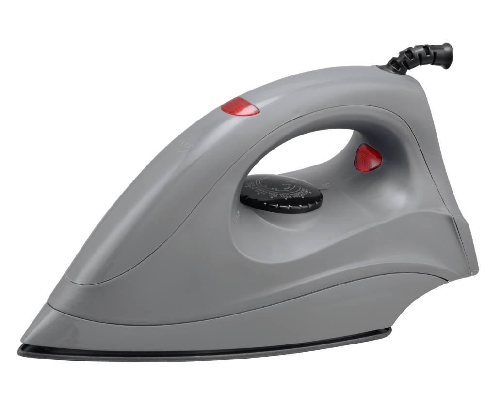 Plancha en seco - JVD Vesta, 1300W, Suela de Cerámica, Apagado Automático, Antical, Autolimpiable, Gris