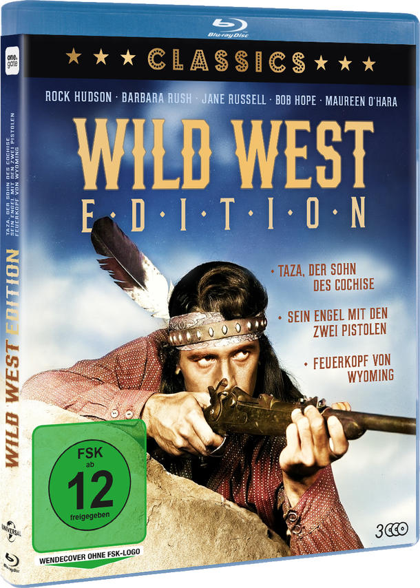 DVD-Cover mit einem Mann mit Gewehr und Text.