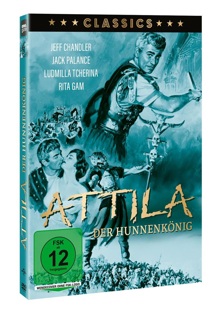 DVD-Cover mit einer Filmszene mit einem Krieger und Text.