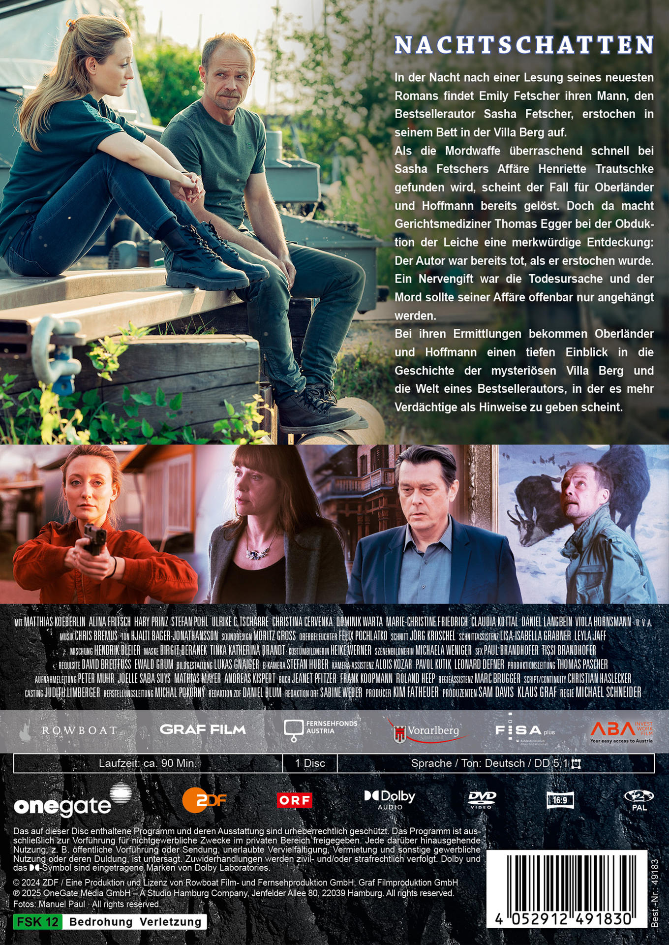 DVD-Cover mit sitzenden Personen, einem Titel und Text.