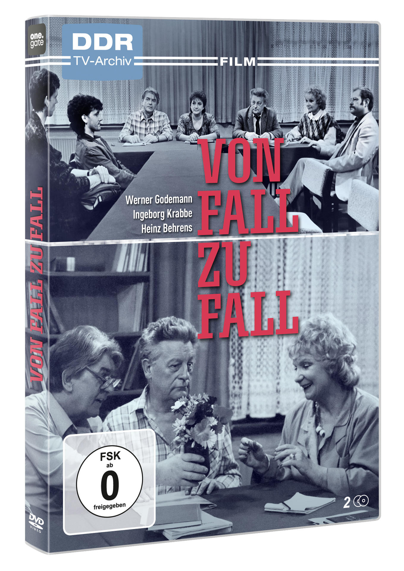 Eine DVD-Hülle mit einem Filmcover. Das Cover hat Bilder von Leuten und Text.