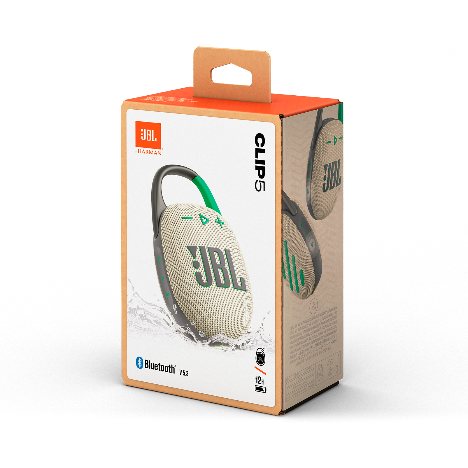 JBL Clip 5 Taşınabilir Bluetooth Hoparlör Kum Beji Fiyat & Özellik