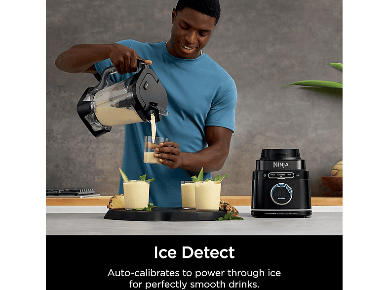 Ninja Detect Power Mixer Pro Standmixer (Schwarz, 1200 Watt, 2.1 l) — Foto 4 von 5
