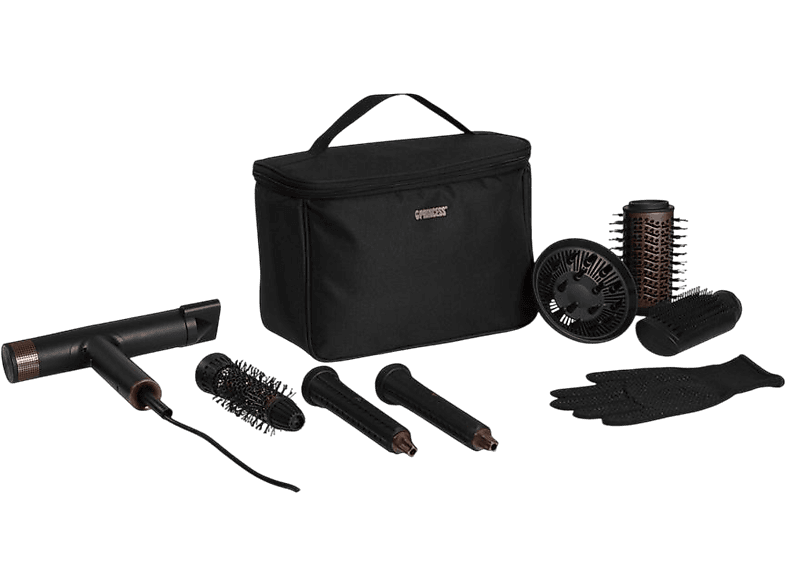 Princess 01.529205.01.001 Profi-Airstyler Haarföhn Schwarz (2000 Watt)
