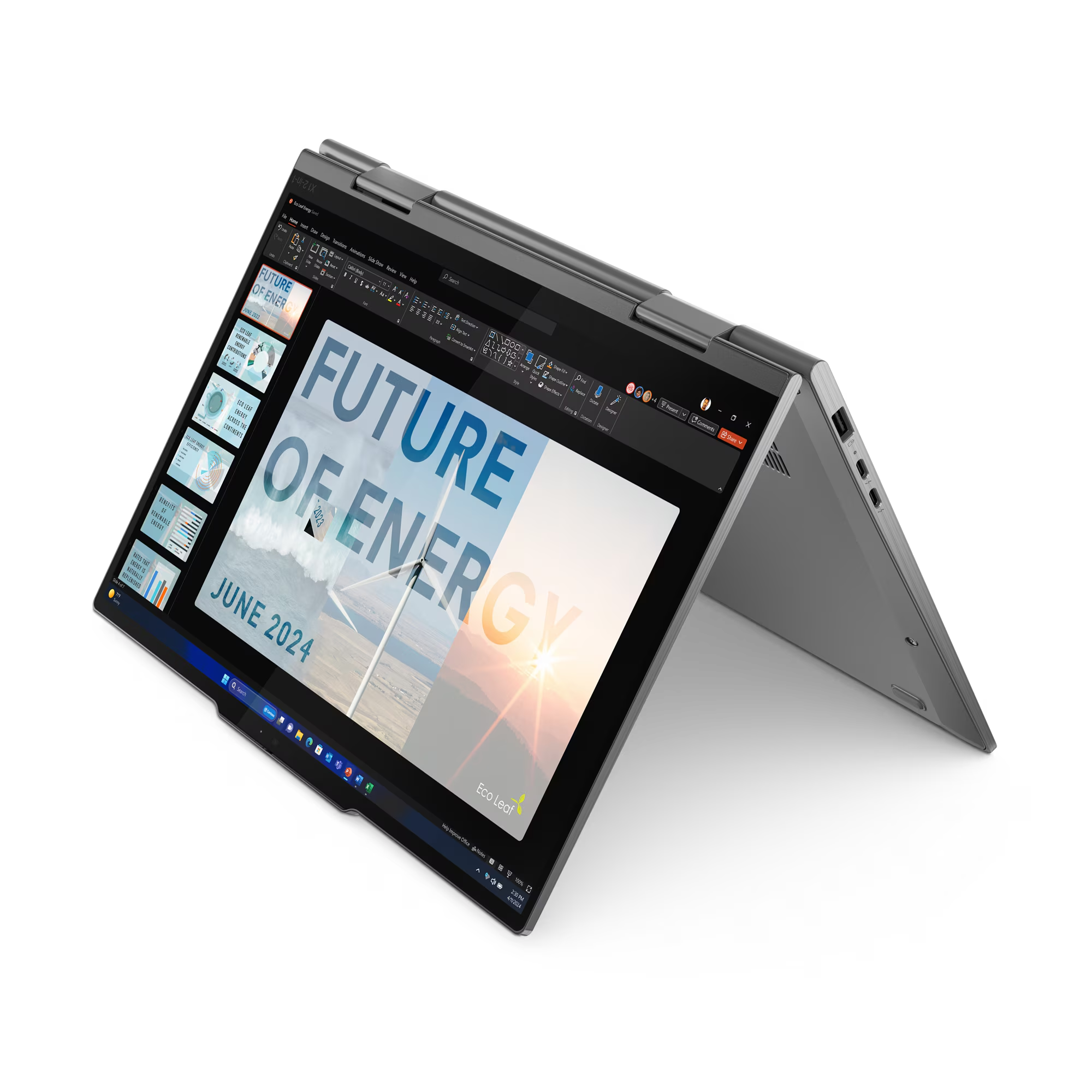 Convertible 2 en 1 - Lenovo ThinkPad X1 2-in-1 Gen 9 Profesional, 14" WUXGA, Intel® Evo™ Edition Ultra 5 125U, 16GB RAM, 512GB, UHD Graphics, W11 Pro