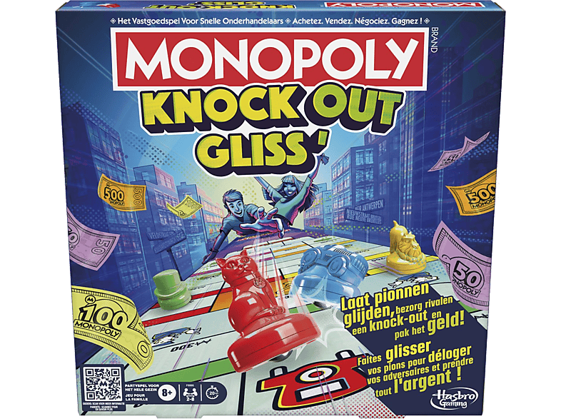 Hasbro Monopoly Knockout Fr/nl