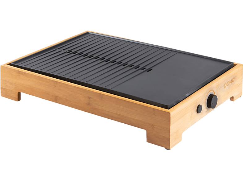 DOMO Plancha Grill Bamboo Style Grillplaat Bruin