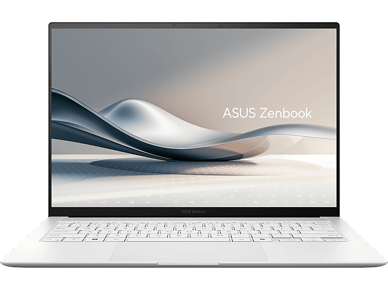 ASUS Zenbook S 14 UX5406SA-QJ642W, Notebook, mit Display, Intel® Core™ Ultra 5 Prozessor 226V (8 MB Cache, bis zu 4.50 GHz), 16 GB RAM, 512 SSD, Arc™ Onboard Graphics, Scandinavian White, Windows 11 Home