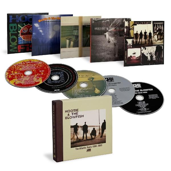 Hootie & The Blowfish Album-Set. Mehrere CDs und Albumcover.