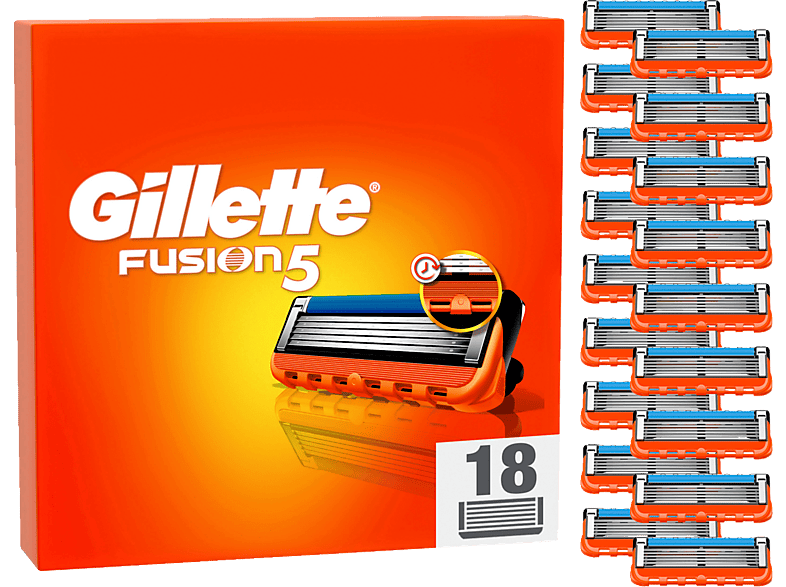Gillette Fusion5 Systemklingen 18er; Rasierklinge